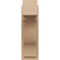 Ekena Millwork 7 1/2-in W x 12-in D x 24-in H Funston Block Rough Cedar Woodgrain TimberThane Outlooker, Primed Tan OUTUR075X12X24FST44RCPR - alternate 4